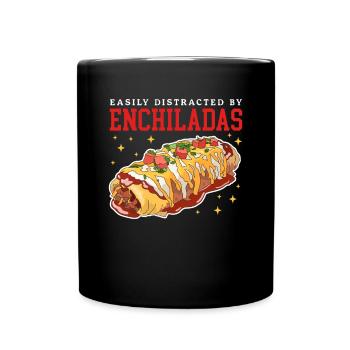 Enchilada Mexican Enchiladas Gift - Full Colour Mug - black - Front