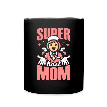 Mère d’accueil Étudiant d’échange Famille d’accueil Parent d’accueil - Mug uni - noir - Devant