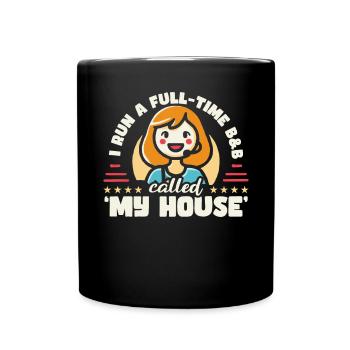 Mère d’accueil Étudiant d’échange Famille d’accueil Parent d’accueil - Mug uni - noir - Devant