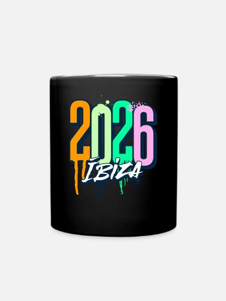 2026 Ibiza - Mug uni - noir