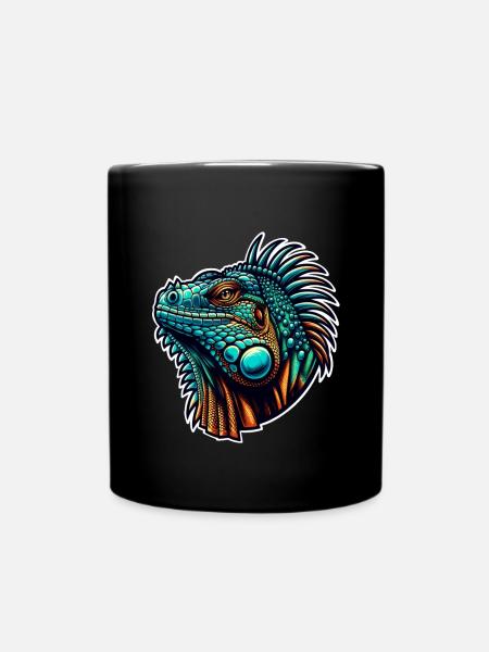 Iguane - Mug uni - noir