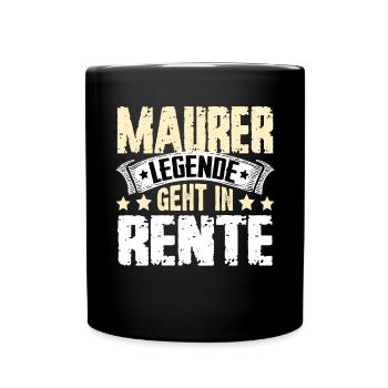 Maurer legend retires - Full Colour Mug - black - Front