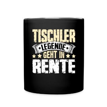 Carpenter legend retires - Full Colour Mug - black - Front