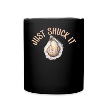 Oyster Gifts - Tasse einfarbig - Schwarz - Vorne