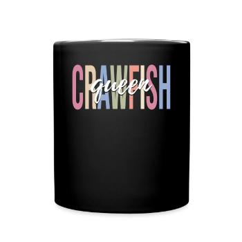 Spiny lobster girl Crayfish lover Crayfish - Full Colour Mug - black - Front