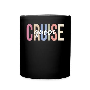 Kreuzfahrt Urlaub Kreuzfahrt Kreuzfahrtschiff - Tasse einfarbig - Schwarz - Vorne