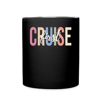 Croisière Vacances Croisière Bateau de croisière - Mug uni - noir - Devant