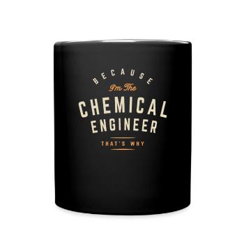 Proud Chemical Engineer - Full Colour Mug - black - Front