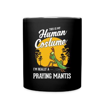 Costume de mante religieuse mante mante mante mante - Mug uni - noir - Devant