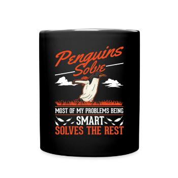 Penguin Gift Penguin - Full Colour Mug - black - Front