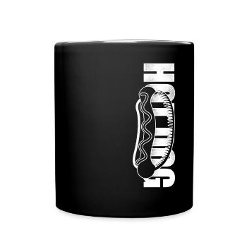 Hot Dog Adult Hot Dog - Full Colour Mug - black - Front