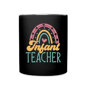 Enseignante de maternelle Éducatrice de centre de garde - Mug uni - noir - Devant