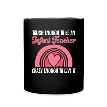 Enseignante de maternelle Éducatrice de centre de garde - Mug uni - noir - Devant