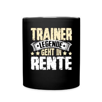 Coach legend retires - Full Colour Mug - black - Front