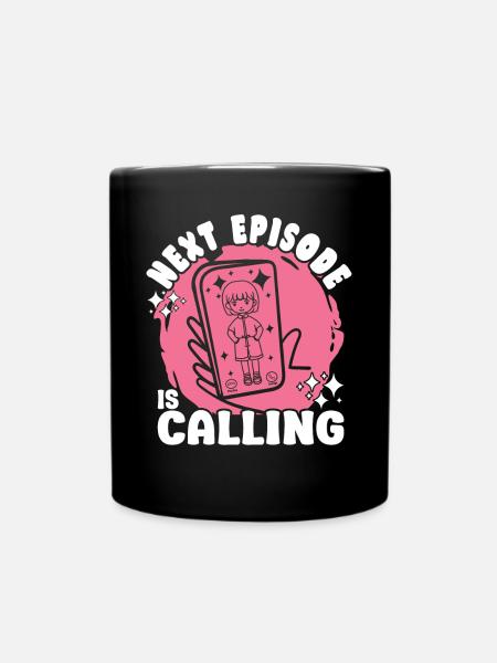 Anime Art For Men Women Teen Girls Anime Merch - Full Colour Mug - black