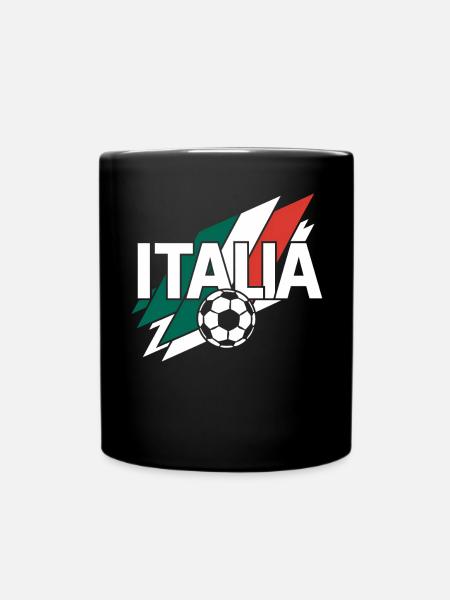 Maillot Italie 2024 Italie Italie Rome Turin Milan - Mug uni - noir