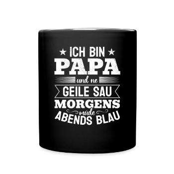 Je suis papa et un - Fête des pères Papa Fête des pères - Mug uni - noir - Devant