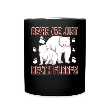 Funny Polar Bears Are Just Death Sisters - Full Colour Mug - black - Front