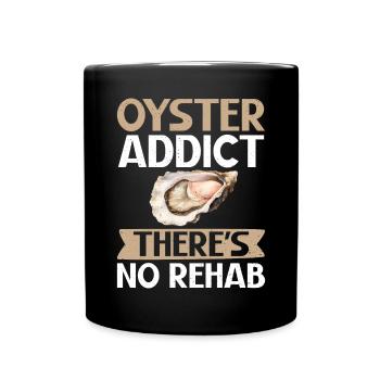 Oyster Gifts - Tasse einfarbig - Schwarz - Vorne