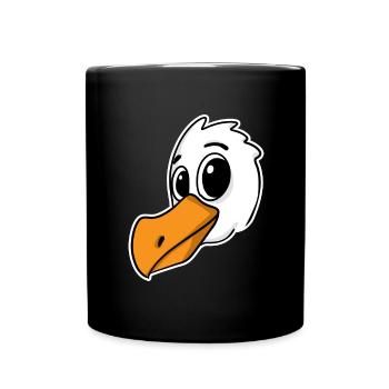 Seagull Bird North Sea - Full Colour Mug - black - Front