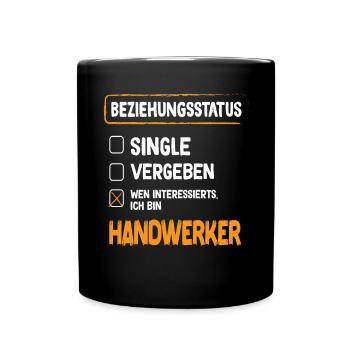 Craftsman Relationship Status - Full Colour Mug - black - Front