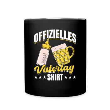 Chemise officielle de la fête des pères Papa Fête des pères Funny Pa - Mug uni - noir - Devant