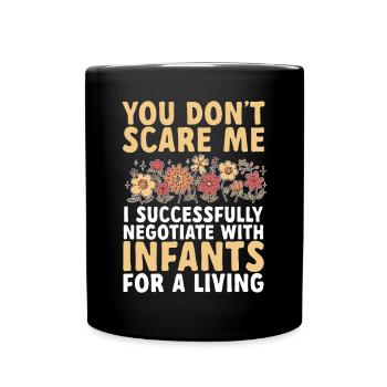 Enseignante de maternelle Éducatrice de centre de garde - Mug uni - noir - Devant