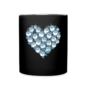 Amoureux du narval Licorne de l’animal marin Narval - Mug uni - noir - Devant