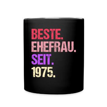 Meilleure épouse de la Saint-Valentin depuis 1975 - Mug uni - noir - Devant