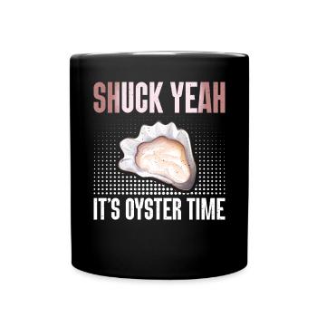 Oyster Gifts - Tasse einfarbig - Schwarz - Vorne