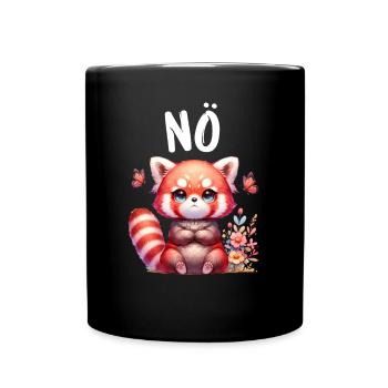 Panda roux Drôle de dicton Nope Renard de Feu - Mug uni - noir - Devant