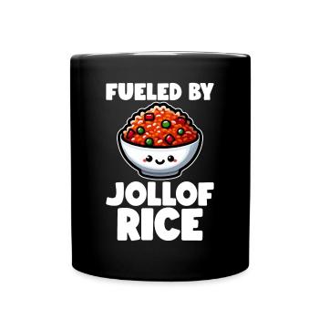 Riz Jollof - Mug uni - noir - Devant