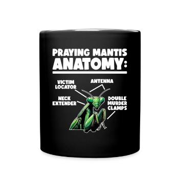 Mante religieuse Entomologie des insectes Entomologiste - Mug uni - noir - Devant
