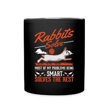 Lapin Lapin Lapin Lapin - Mug uni - noir - Devant