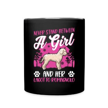 Lagotto Romagnolo Fille Chien d’Eau - Mug uni - noir - Devant