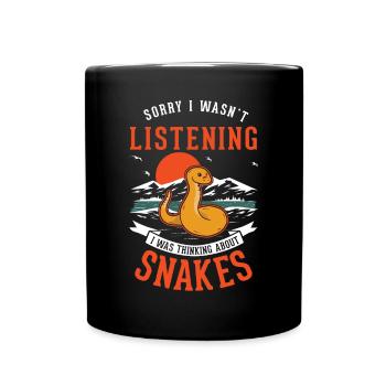 Snakes Owner Corn Snake Snake - Full Colour Mug - black - Front