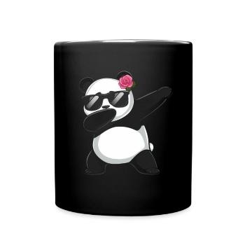 Panda Panda Bear Funny - Full Colour Mug - black - Front