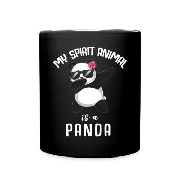 Panda Panda Bear Funny - Full Colour Mug - black - Front