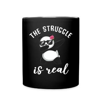 Panda Panda Bear Funny - Full Colour Mug - black - Front