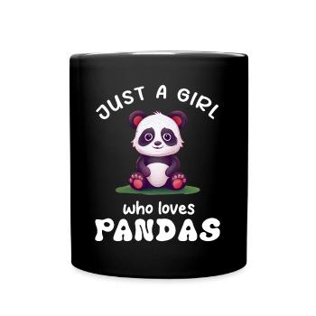 Panda Panda Ours Drôle - Mug uni - noir - Devant