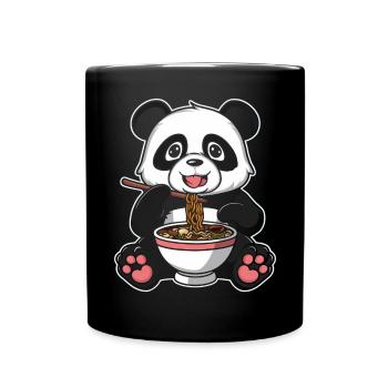 Panda Panda Bear Funny - Full Colour Mug - black - Front