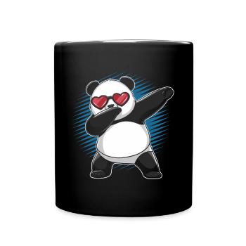 Panda Panda Bear Funny - Full Colour Mug - black - Front