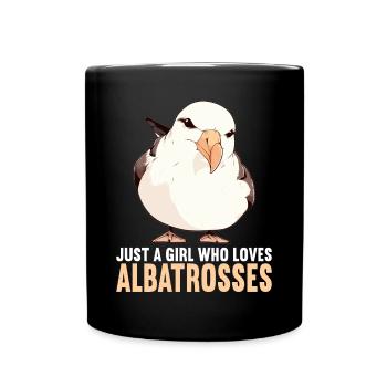 Albatross Albatrosse Albatros - Tasse einfarbig - Schwarz - Vorne
