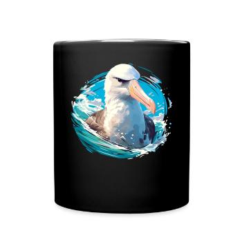 Albatross Albatrosse Albatros - Tasse einfarbig - Schwarz - Vorne