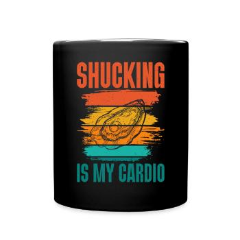 Oyster Gifts - Tasse einfarbig - Schwarz - Vorne