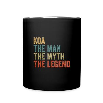 Koa l’homme le mythe - Mug uni - noir - Devant