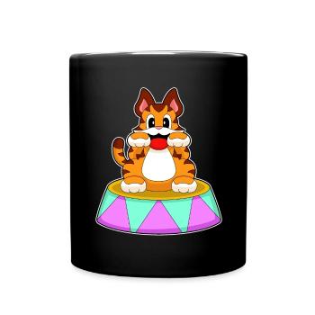 Tiger Circus - Full Colour Mug - black - Front