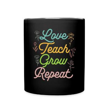 Enseignante de maternelle Éducatrice de centre de garde - Mug uni - noir - Devant