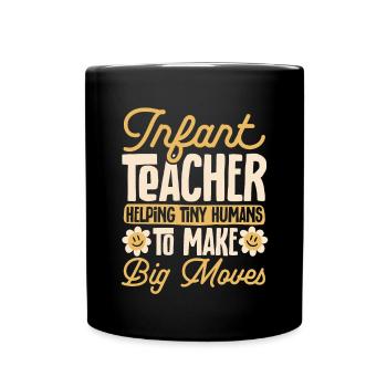 Enseignante de maternelle Éducatrice de centre de garde - Mug uni - noir - Devant