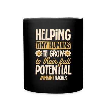 Enseignante de maternelle Éducatrice de centre de garde - Mug uni - noir - Devant